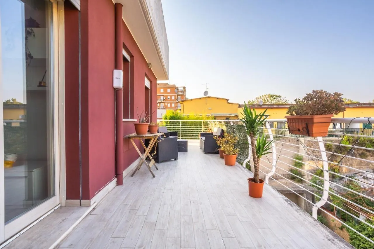 Urban Retreat -Private Parking+Terrace Apartment Rome